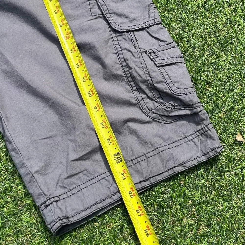 Plugg Men's Grey cargo Shorts
